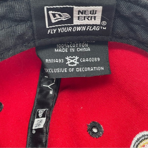 New ERA | San Francisco 49’ers Red Black Hat Ball Cap - Picture 7 of 8